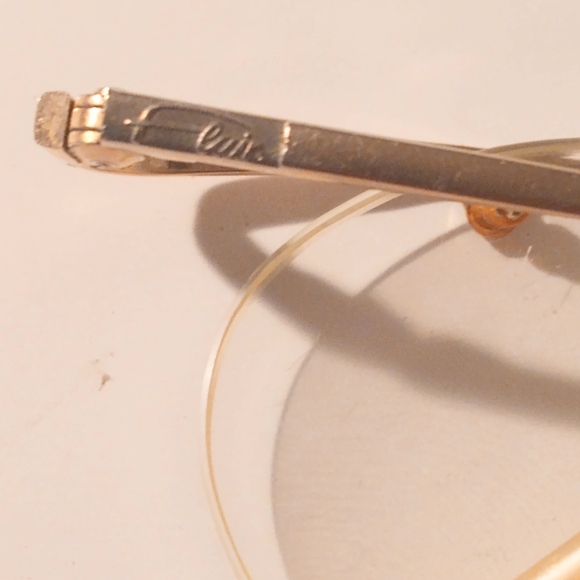 1990s Flair Unique Vintage Half Rim Jet Set 699 Eyeglasses Sunglasses Frame - Picture 11 of 11
